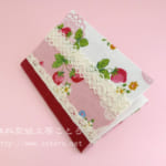 作り方☆ノートを可愛くデコレーション（表紙に布を貼る）、