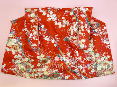 作り方☆「裏地付きの長着（着物・振袖）」Sサイズシェリーメイ等の縫いぐるみに Part 2