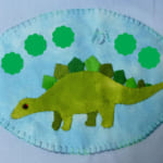 作り方☆恐竜のお名前アップリケ