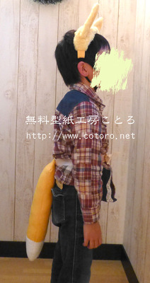 作り方☆「動物耳のヘアバンド」子供・大人・ダッフィー等の縫いぐるみに | 無料型紙工房ことろ