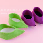 動画で作り方☆フェルトの「トンガリ靴」ダッフィー縫いぐるみバッジ等の縫いぐるみに