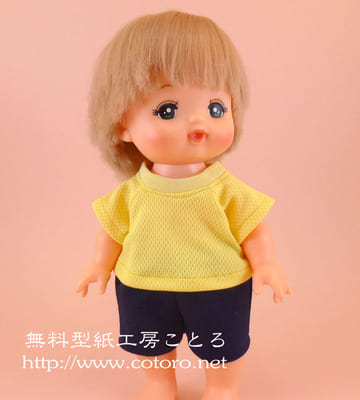 作り方☆「Tシャツ」メルちゃん・はなちゃん等のお人形に