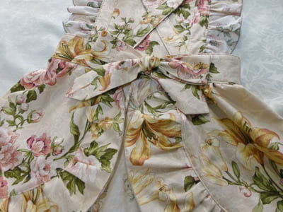 作り方☆「バッククロスのフリルエプロン」大人用 Part 3