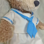 作り方☆「マリンコスチュームのスカーフ」Ｓサイズダッフィー等の縫いぐるみに