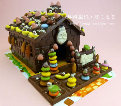 クリスマスパーティー2013 今年もお菓子の家を作りました