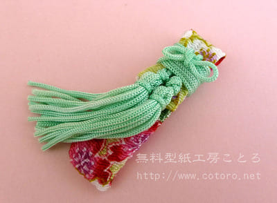 作り方☆「懐剣（かいけん）」Ｓサイズシェリーメイ等、縫いぐるみや人形のミニチュア和服小物