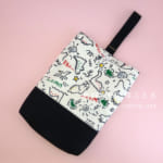 作り方☆リバーシブル上履き入れ（シューズケース）