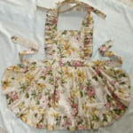 作り方☆「バッククロスのフリルエプロン」大人用 Part 1