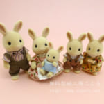 シルバニアファミリー（みるくウサギ）を買いました。ステキなお家もあります